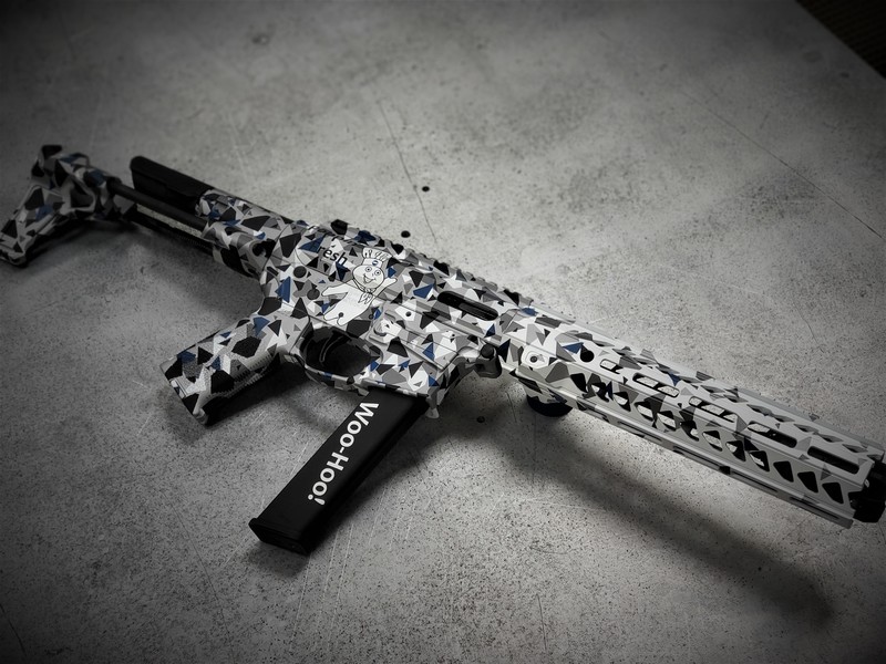 Custom Cerakote Splinter Camo by Web User | Cerakote