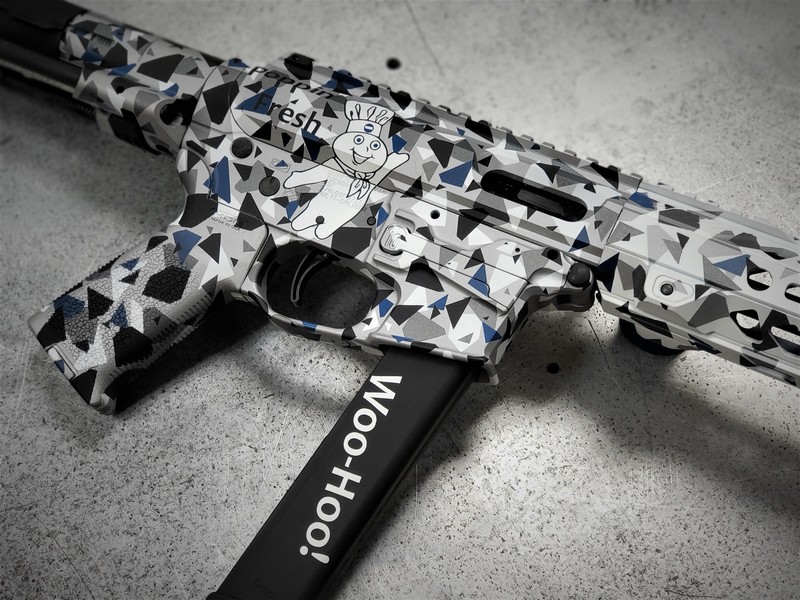 Custom Cerakote Splinter Camo by Web User | Cerakote