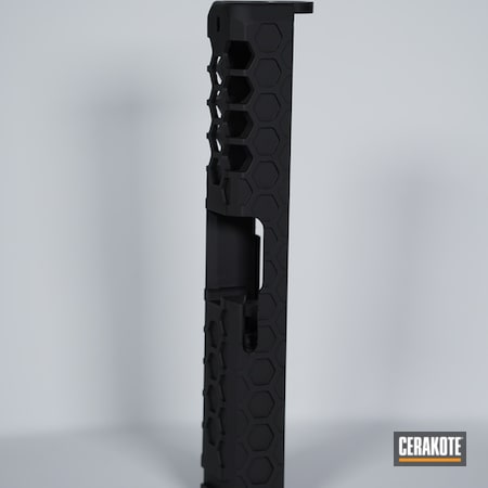 Powder Coating: Slide,Machined Slide,Armor Black H-190