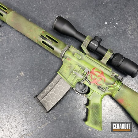 Powder Coating: Graphite Black H-146,Zombie Green H-168,Spike's Tactical,Tactical Rifle,Titanium H-170,Zombie Apocalypse