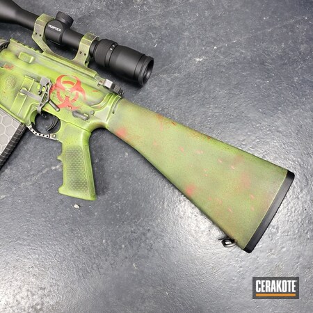 Powder Coating: Graphite Black H-146,Zombie Green H-168,Spike's Tactical,Tactical Rifle,Titanium H-170,Zombie Apocalypse