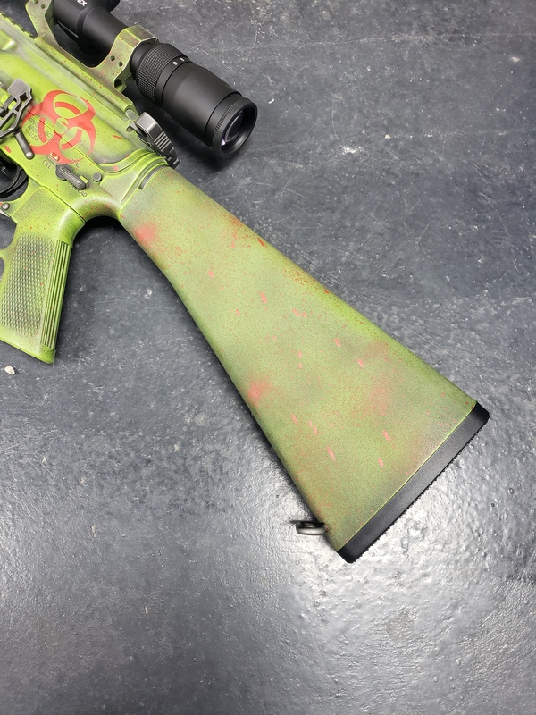 Cerakote Zombie Apocalypse Themed Rifle Finish by Web User | Cerakote