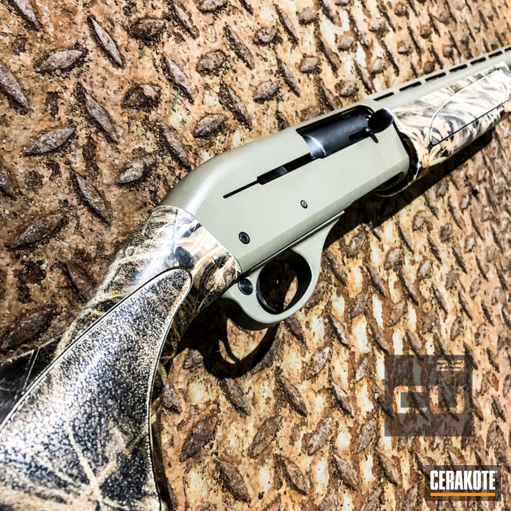 Remington 11 87 Shotgun With Cerakote E 150 Sand By Glen Cerakote