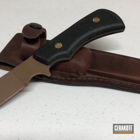 Powder Coating: Fixed-Blade Knife,Copper Brown H-149,Knife,More Than Guns