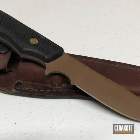 Powder Coating: Fixed-Blade Knife,Copper Brown H-149,Knife,More Than Guns