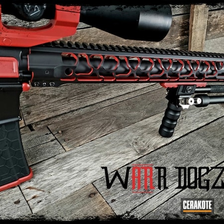 Powder Coating: Graphite Black H-146,Crimson H-221,Two Tone,Tactical Rifle,AR-15,AR15 Builders Kit,Rifle