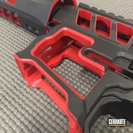 Powder Coating: Graphite Black H-146,Two Tone,FIREHOUSE RED H-216,F1 Firearms,Upper / Lower / Handguard