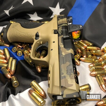 Powder Coating: Graphite Black H-146,Smith & Wesson,Mil Spec O.D. Green H-240,Pistol,MultiCam,Custom Mix,Coyote Tan H-235