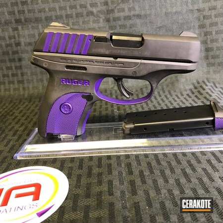 Powder Coating: Two Tone,Pistol,Ruger,LOLLYPOP PURPLE C-163