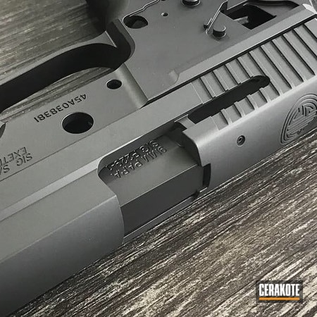 Powder Coating: Graphite Black H-146,M11-A1,Sig Sauer,Pistol,Armor Black H-190,Custom Mix,SIG™ DARK GREY H-210