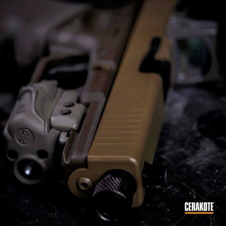 Powder Coating: Slide,Glock,Handguns,Pistol,NOVESKE TIGER EYE BROWN  H-187,Glock 17