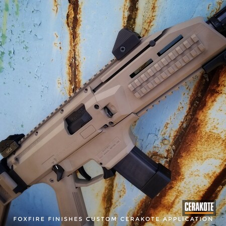 Powder Coating: CZ,CZ Scorpion Evo,Tactical Rifle,MAGPUL® FLAT DARK EARTH H-267