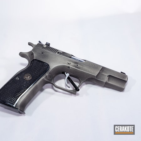Powder Coating: Graphite Black H-146,Distressed,Pistol,tangfolio,Titanium H-170