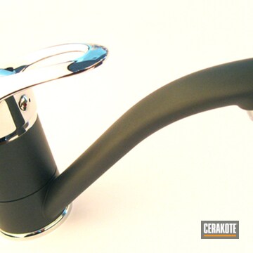 Cerakoted Faucet Coated In Cerakote H-210 Sig Dark Grey