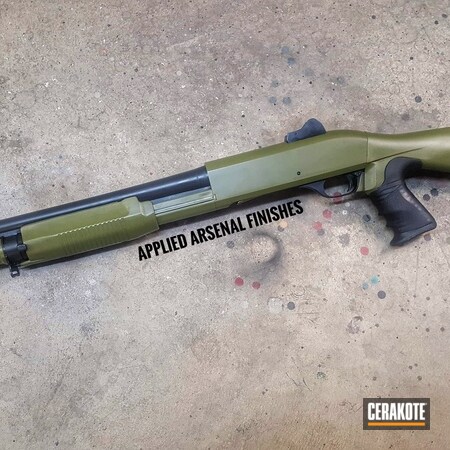Powder Coating: Shotgun,Benelli,Noveske Bazooka Green H-189