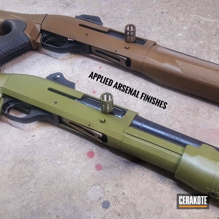 Powder Coating: Shotgun,Benelli,Noveske Bazooka Green H-189