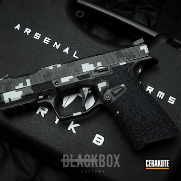 Cerakoted Custom Arsenal Firearms Pistol Build With A Cerakote Digital Camo Finish