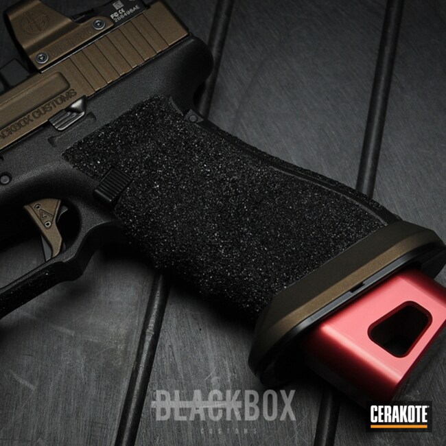Custom Glock Handgun With Cerakote H 148 By Jay Hsu Cerakote