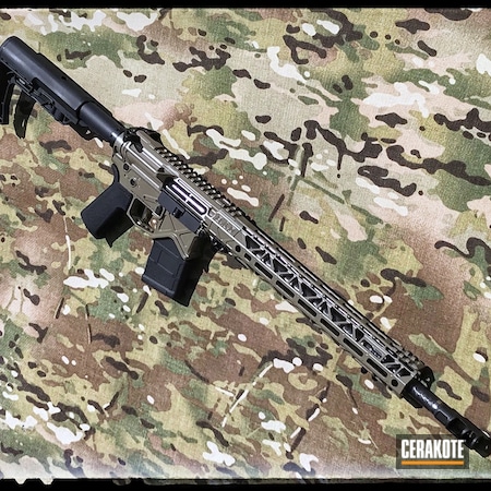 Powder Coating: Cerakote Elite Series,AR Custom Build,Sand E-150G,Tactical Rifle,AR-15,Sand E-150