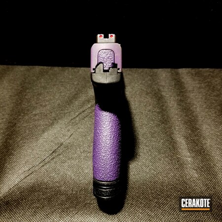 Powder Coating: Smith & Wesson,Two Tone,Pistol,Bright Purple H-217,M&P Shield 9mm