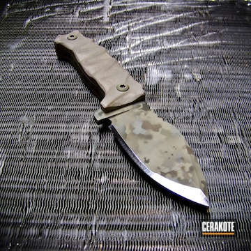 Cerakoted H-247 Desert Sage With H-267 Magpul Flat Dark Earth And H-240 Mil Spec O.d. Green