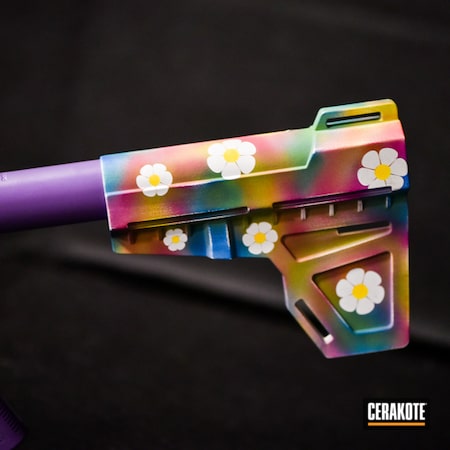 Powder Coating: Corvette Yellow H-144,Gun Coatings,Snow White H-136,Zombie Green H-168,S.H.O.T,Rainbow,Spikes Jack Lower,Spikes Receiver,Tactical Rifle,Sky Blue H-169,Pastel Purple H-138