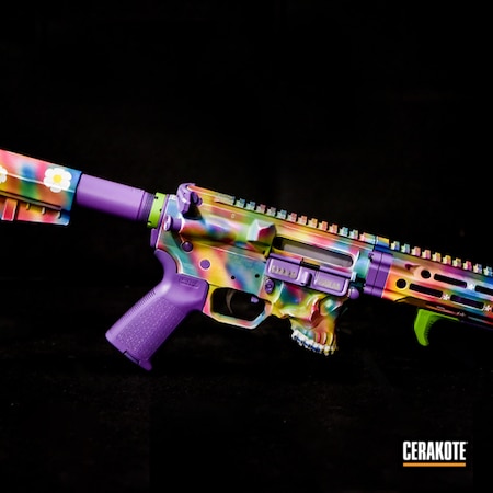 Powder Coating: Corvette Yellow H-144,Gun Coatings,Snow White H-136,Zombie Green H-168,S.H.O.T,Rainbow,Spikes Jack Lower,Spikes Receiver,Tactical Rifle,Sky Blue H-169,Pastel Purple H-138