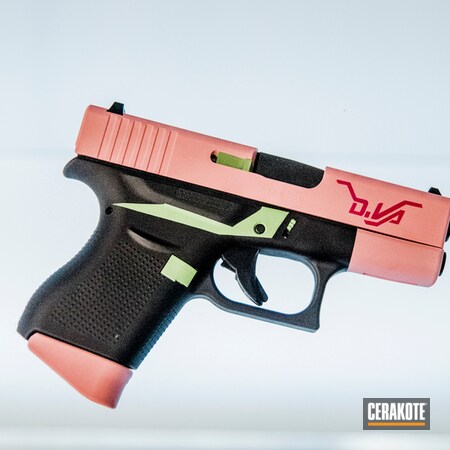 Powder Coating: Graphite Black H-146,Glock,Zombie Green H-168,SIG™ PINK H-224,Pistol,Prison Pink H-141