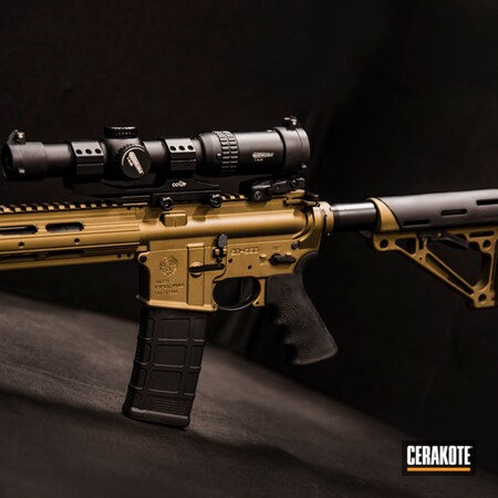 Powder Coating: Graphite Black H-146,Two Tone,Tactical Rifle,AR-15,Ruger,Burnt Bronze H-148