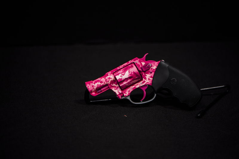 Custom Pink Camo on Revolver by Web User | Cerakote