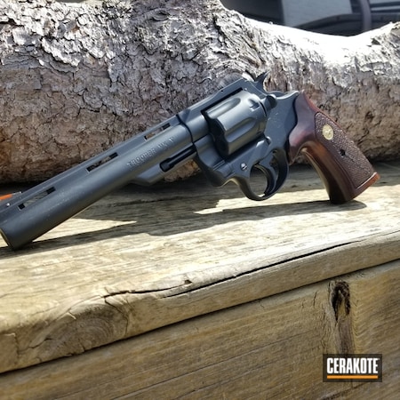 Powder Coating: Colt MK V,Revolver,Midnight Blue H-238,Colt