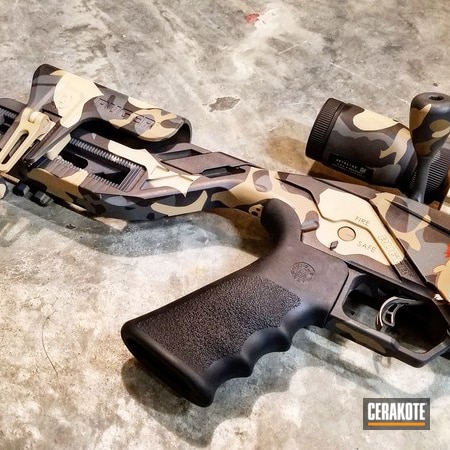 Powder Coating: Chocolate Brown H-258,Free Hand,Suppressor,Hunting Rifle,Custom Theme,Leupold,Blood Splatter,Custom Camo,FIREHOUSE RED H-216,Bolt Action Rifle,Graphite Black H-146,SilencerCo,Stormtrooper White H-297,Camo,Ruger,Ruger Precision 22