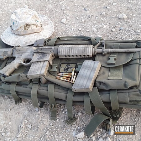 Powder Coating: Tactical Rifle,Patriot Brown H-226,MAGPUL® FLAT DARK EARTH H-267
