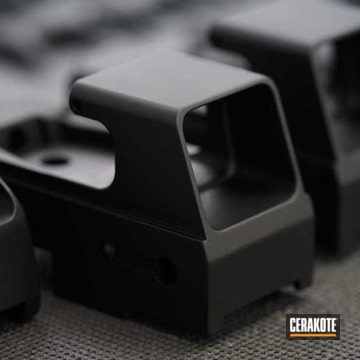 Cerakoted Airsoft Parts Done In H-146 Graphite Black