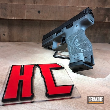 Cerakoted Heckler & Koch Handgun With Cerakote H-227 And H-190