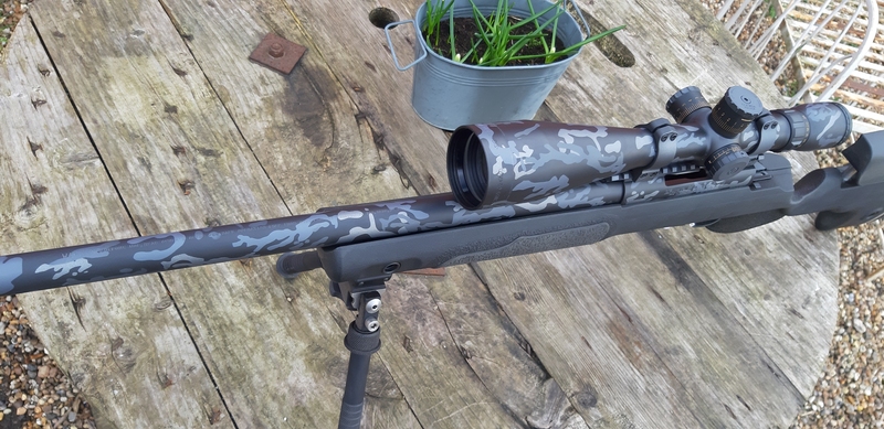 Custom Epoxy Rifle Custom Bolt Action Rifle with an Urban Camo Finish by Mark Dunford ...
