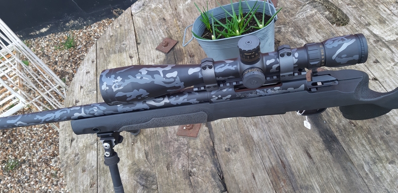 Custom Bolt Action Rifle with an Urban Camo Finish by Mark Dunford ...