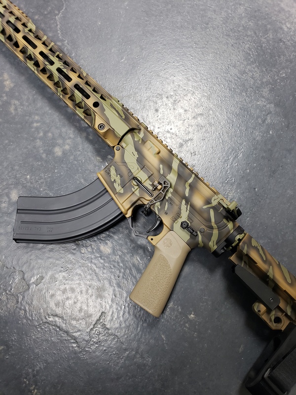 Cerakote Tiger Stripe Camo Finish by Web User | Cerakote