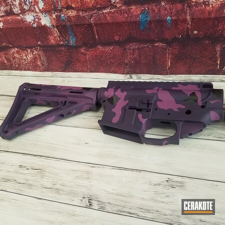 Powder Coating: Wild Purple H-197,Sniper Grey H-234,Custom Camo,Bright Purple H-217,AR-15,Custom Mix Purple,Gun Parts