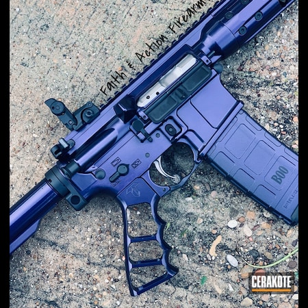Powder Coating: Graphite Black H-146,LWRC International,Purple,GunCandy,AR-15
