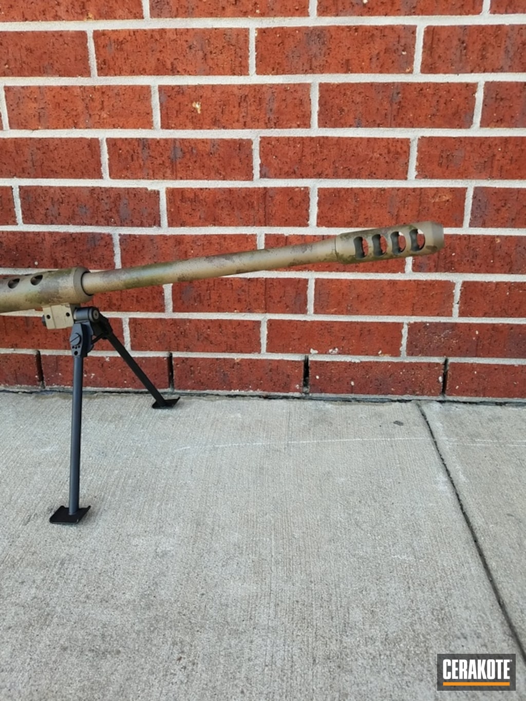 Custom Rust Effect done using Cerakote H240 and H298 by BRIAN LOHMAN