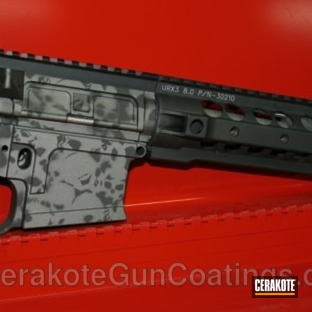 Powder Coating: Graphite Black H-146,Knight's Armament,Tactical Rifle,Tungsten H-237
