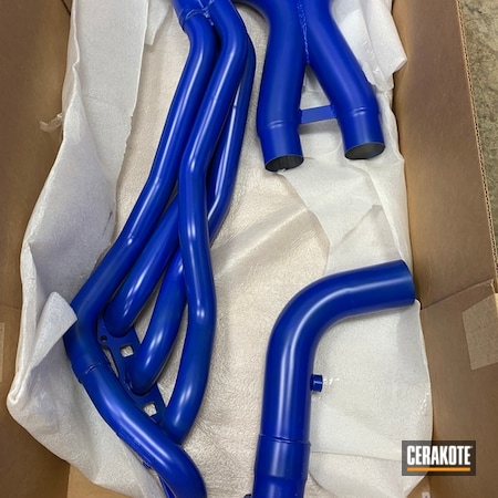Powder Coating: Flowmaster,More Than Guns,Headers,Exhaust,BLUE FLAME C-158,Dynotech