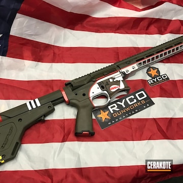 Cerakoted Spike's Tactical Warthog Ar-15 With A P51 Mustang Themed Cerakote Finish
