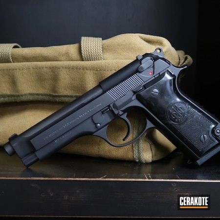 Powder Coating: BLACKOUT E-100,Pistol,Beretta,Beretta 92 Cerakote