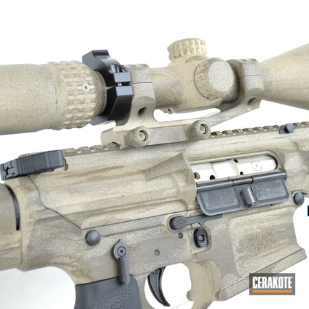 Powder Coating: Custom Camo,Tactical Rifle,Gen II Graphite Black HIR-146,MAGPUL® FLAT DARK EARTH H-267