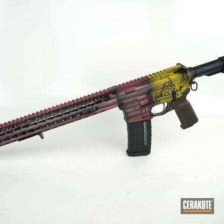 Powder Coating: Corvette Yellow H-144,Aero Precision,Shimmer Aluminum H-158,Tactical Rifle,American Flag,FIREHOUSE RED H-216,Gadsden Flag,Dont Tread On Me