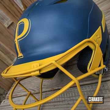 Cerakoted Custom Cerakoted Baseball Helmet