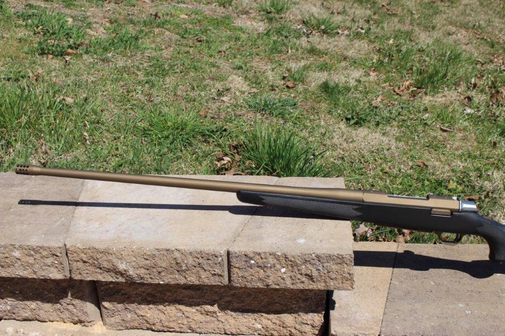 Bolt Action Hunting Rifle with a Cerakote H-148 Burnt Bronze Finish by ...