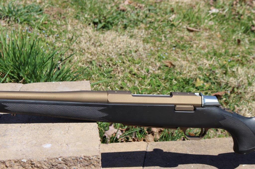 Bolt Action Hunting Rifle with a Cerakote H-148 Burnt Bronze Finish by ...